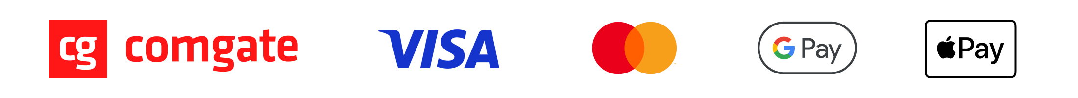 Platební brána Comgate - Visa, Mastercard, Google Pay, Apple Pay